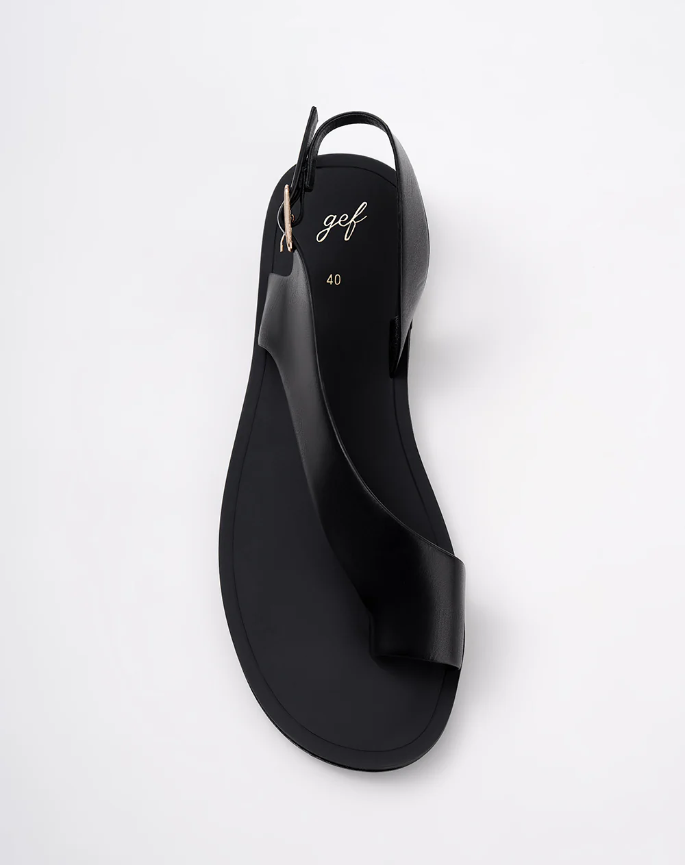 Sandalias negro mujer - Image 4