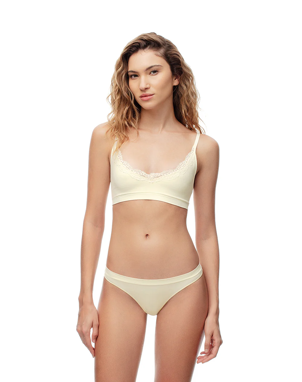 Top soporte medio seamless amarillo - Image 4