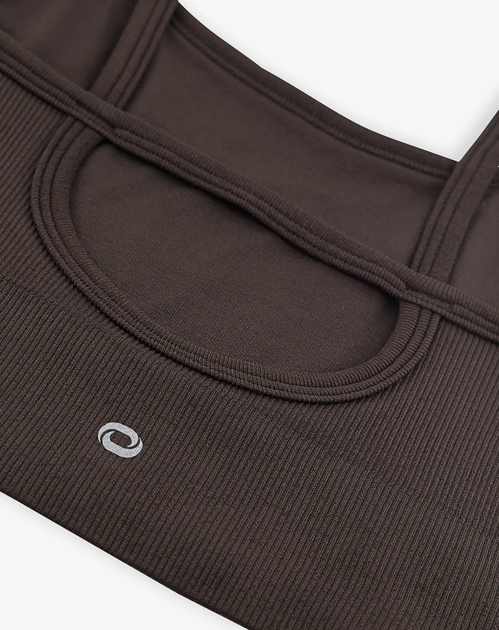 Top deportivo soporte medio seamless chocolate - Image 6
