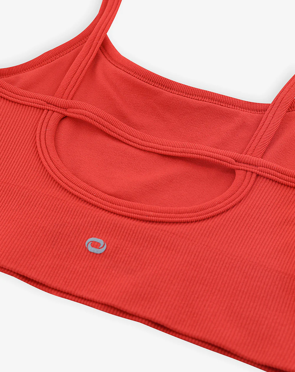 Top deportivo soporte medio seamless rojo - Image 6