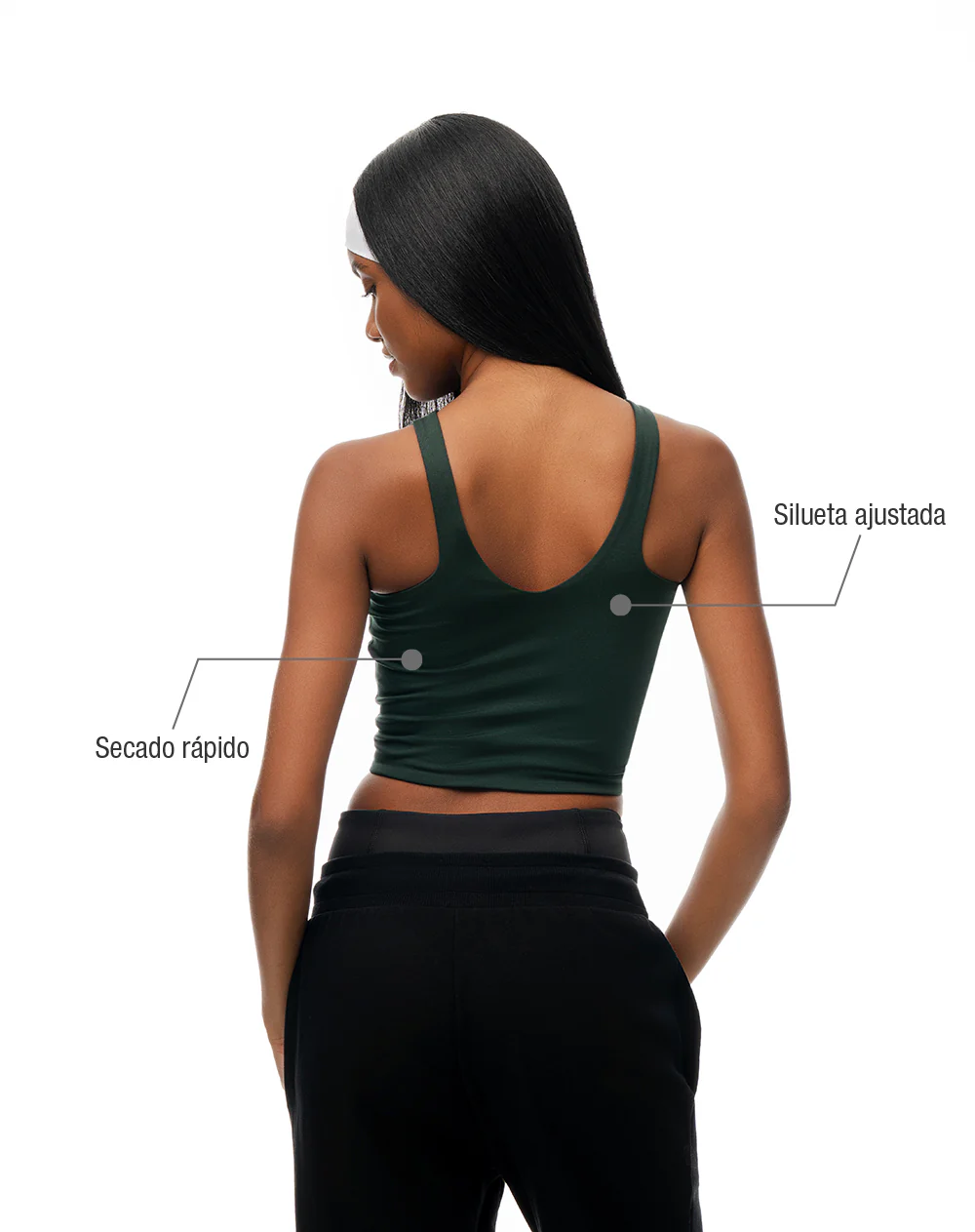 Camiseta slim fit verde - Image 2