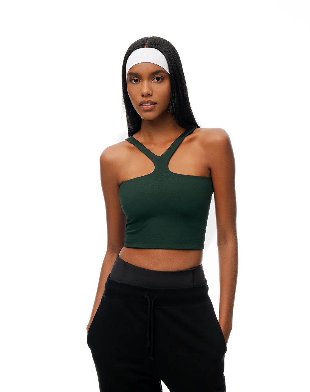 Camiseta slim fit verde - Image 3