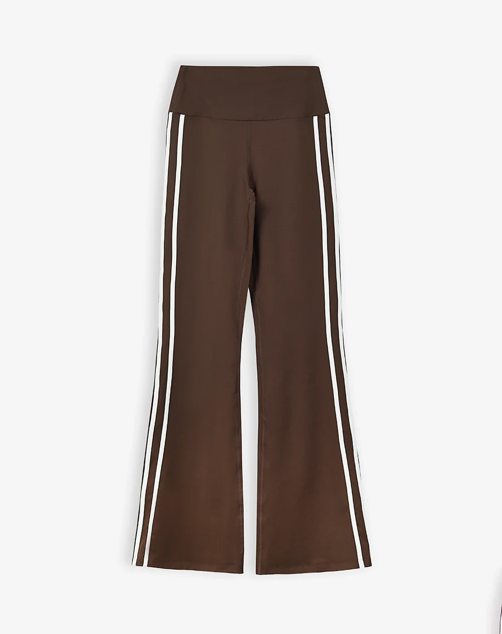 Pantalón deportivo flare tiro alto café mujer - Image 6