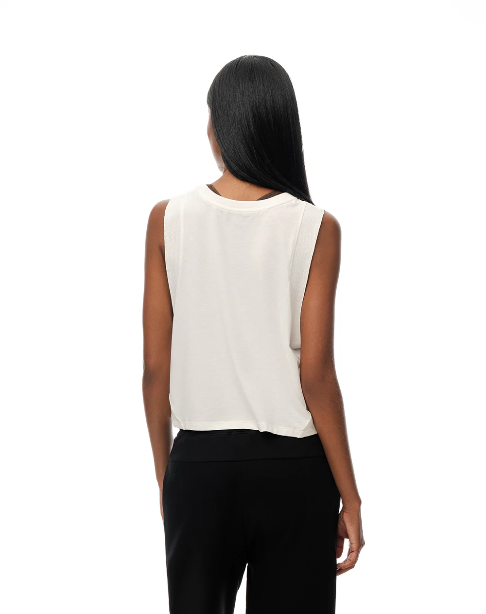 Camiseta relaxed fit blanca - Image 2