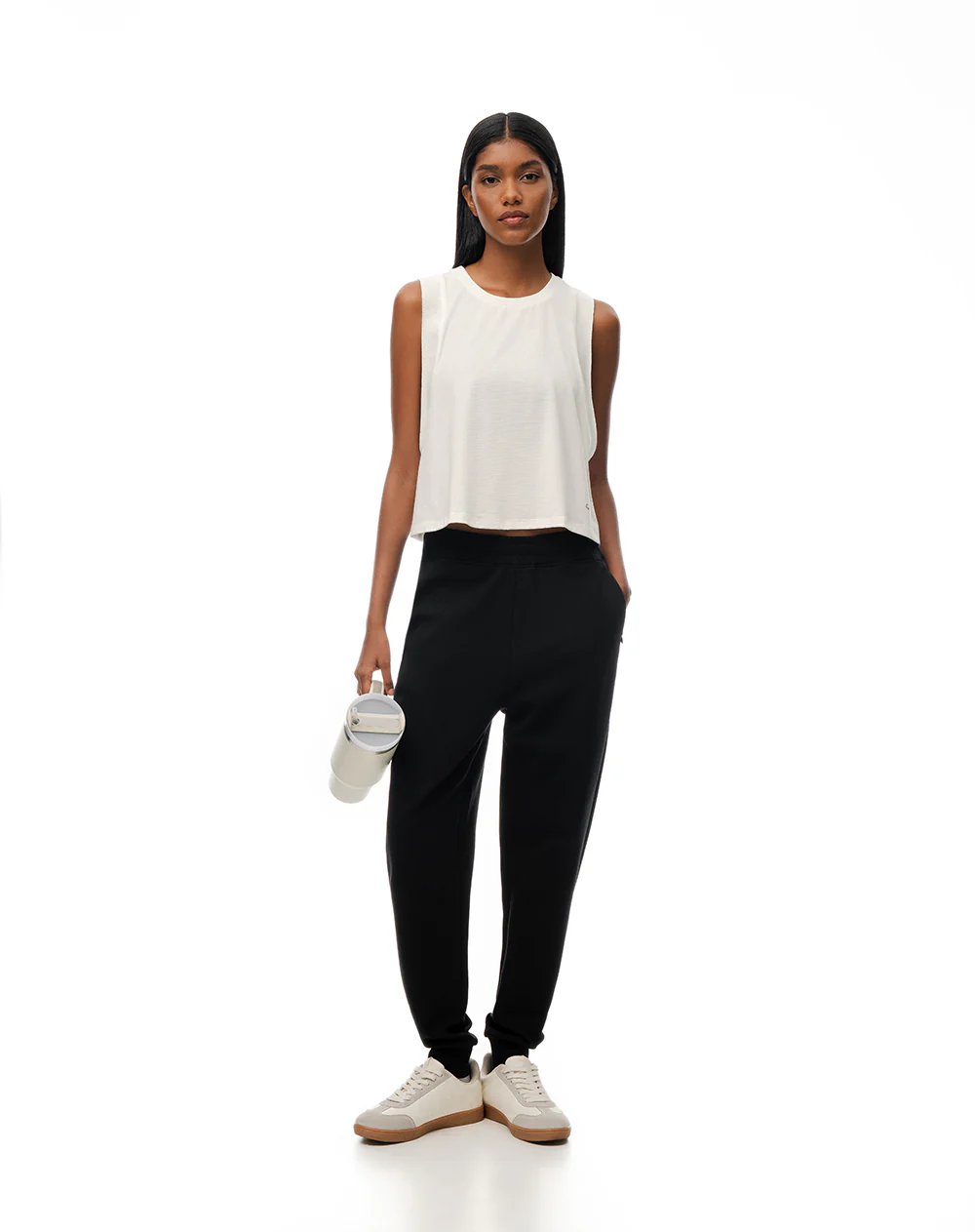 Camiseta relaxed fit blanca - Image 4