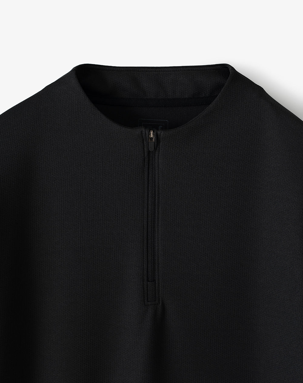 Buzo regular half zip negro hombre - Image 6