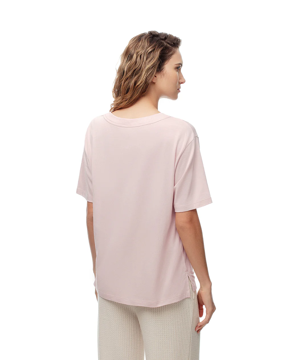Camiseta relax rosada mujer - Image 2