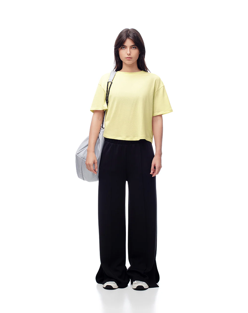 Camiseta holgada amarilla mujer - Image 4
