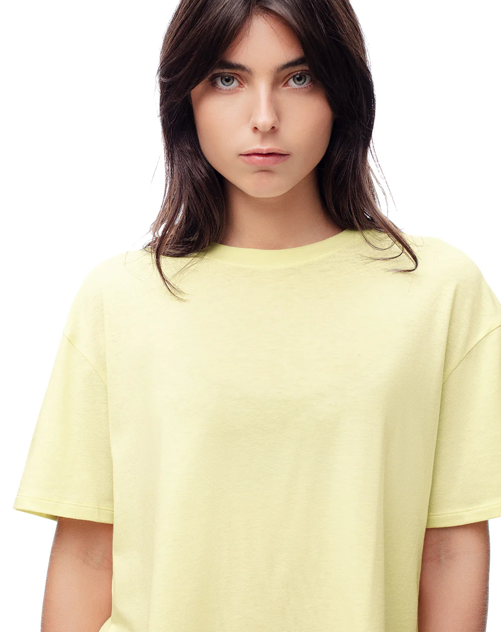 Camiseta holgada amarilla mujer - Image 5