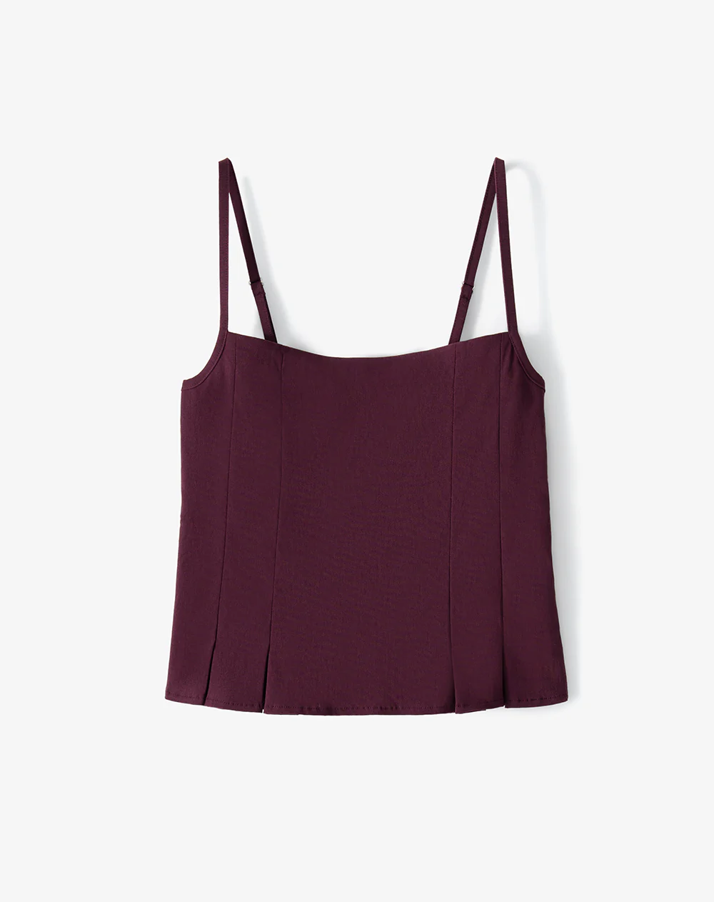 Blusa slim tiras vinotinto mujer - Image 5