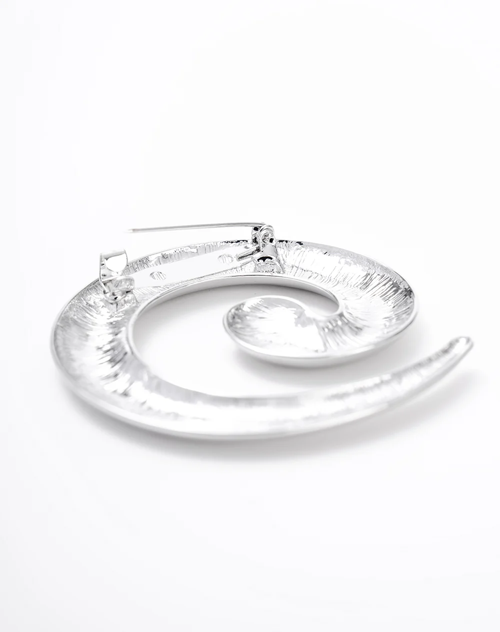 Prendedor espiral plateado - Image 3