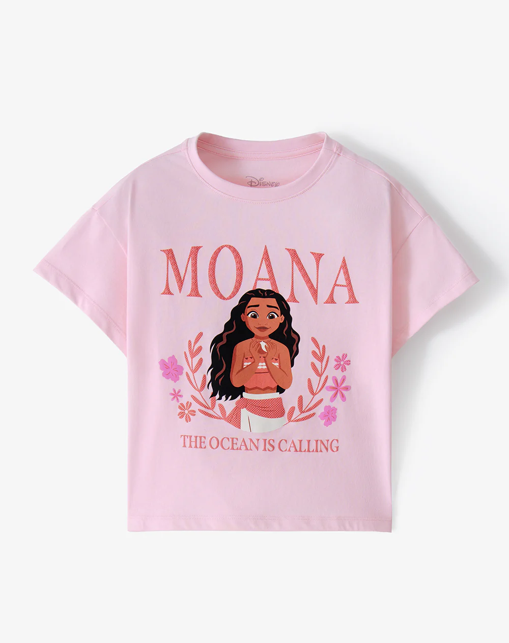Camiseta regular Moana rosada niña - Image 5